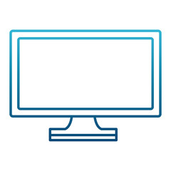 Computer screen technology icon vector illustration graphic design