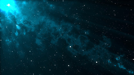 Obraz na płótnie Canvas Abstract fantastic nebula. Digital Space background