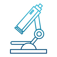 Microscope scientific tool icon vector illustration graphic design