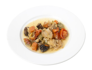  Delicious roasted vegetables with meat.
