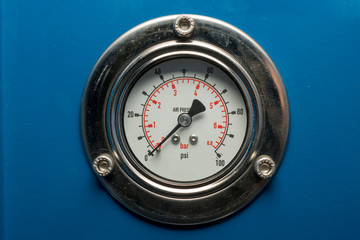 Air Pressure gauge of industrial machine