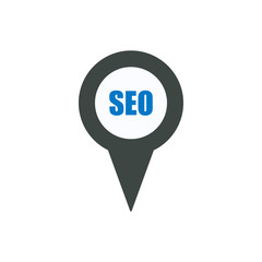 Location marker pin place pointer search seo icon