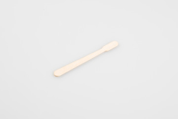wooden stirrer for coffee in spoon style
