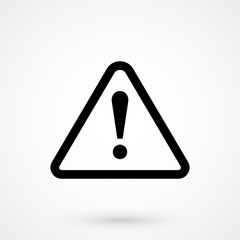 caution or shouting and screaming icon for danger with white background