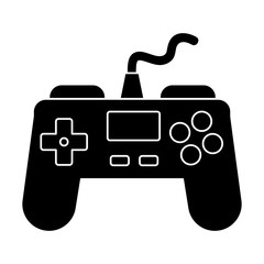 Gamepad videogame symbol icon vector illustration graphic design