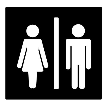 ikona mężczyzny i kobiety - WC