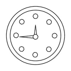 Wall clock isolated icon vector illustration graphic design