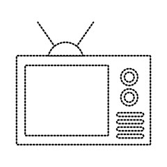 Old tv symbol icon vector illustration graphic design