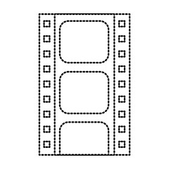 Movie reel symbol icon vector illustration graphic design