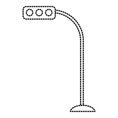 Traffic light semaphore icon vector illustration graphic design