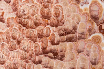 Poster Brown onyx decorative stone texture, close up. © Dmytro Synelnychenko