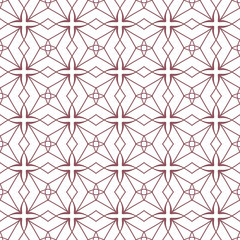 Seamless geometric pattern. Abstract floral vector background. Element of design.