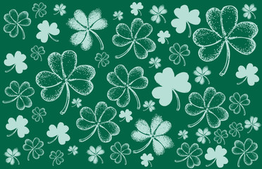 St. Patrick's Day set. Hand drawn illustrations