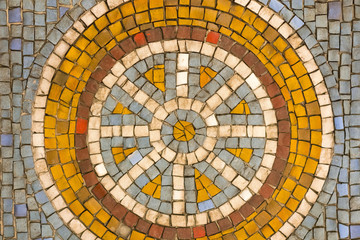 Mosaic background. colorful mosaic. texture mosaic.