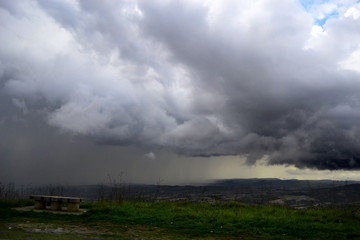 Fototapeta na wymiar Rain clouds 