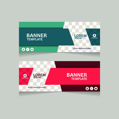 Vector abstract geometric design banner web template. Vector design Banner background.