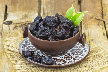 dried plums in a bowl