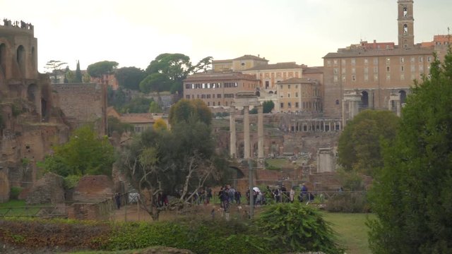 16146_Landscape_view_of_the_huge_Palatino_landmark_in_Rome_in_Italy.mov