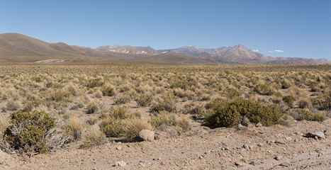 Beautiful bolivian landscape on the road to San Antonio de Lipez - Boliva, South America