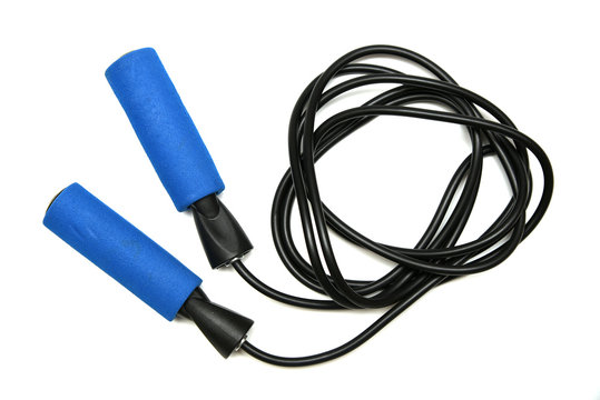 Skipping Rope On A White Background