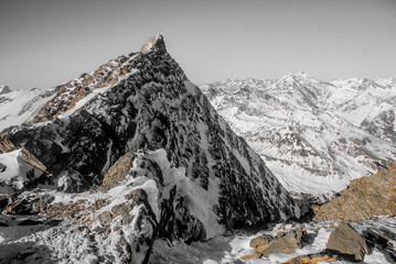 Landscape in Pyrinees in Monte Perdido