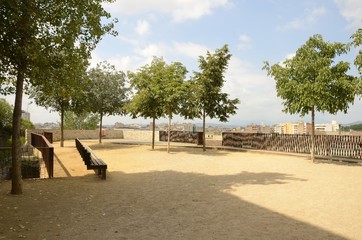 Vantage point in Girona, Spain