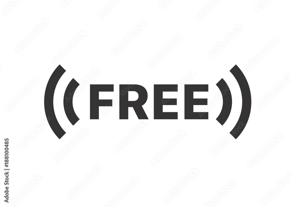 Poster wireless connection pictogram vector illustration. free wifi