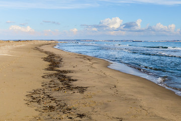 Napoléon beach in Port Saint-Louis du Rhône