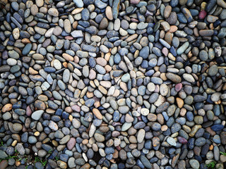 The beach stone floor