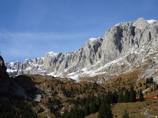 Fototapeta na wymiar montagna paesaggio neve alpi natura roccia cime
