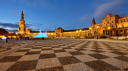 The Square of Spain, Seville, Spain © Tomasz Warszewski