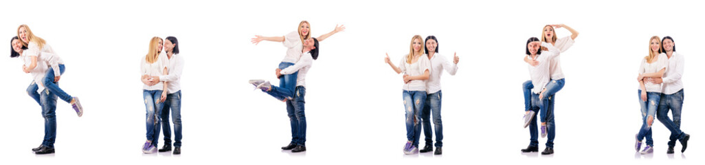 Obraz premium Pair of man and woman