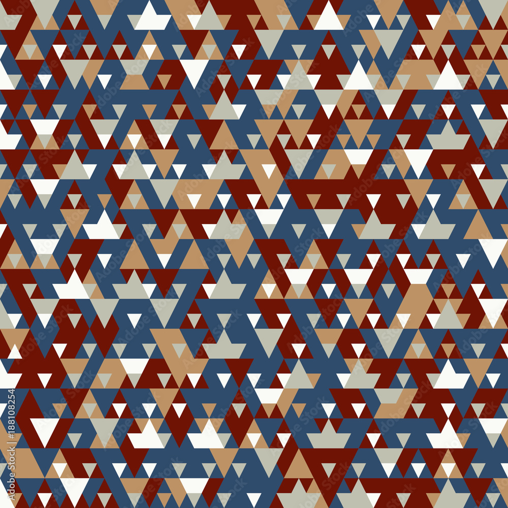 Poster Modern background with cool triangular shapes pattern 3d rendering