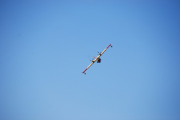 Wasserflugzeug Brand löschen Kroatien