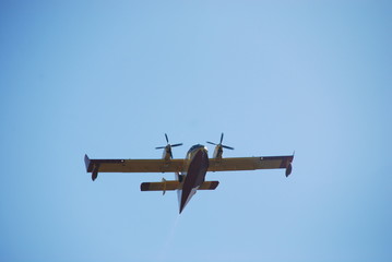 Wasserflugzeug Brand löschen Kroatien