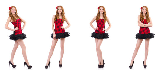 Young woman in fashion concept