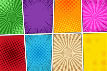 Comic book background