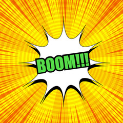 Orange comic page template