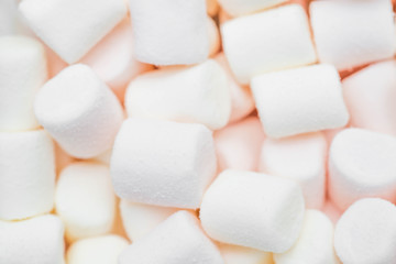 Background of marshmallows