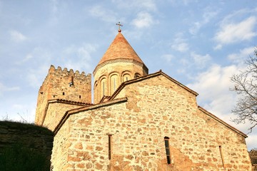 Obraz premium Ananuri castle complex near tbilisi in Georgia