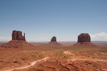 Fototapeta na wymiar View of Monument Valley