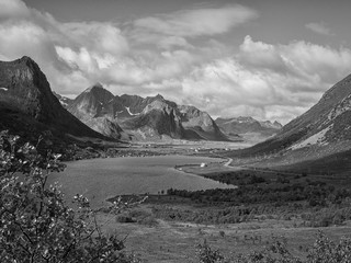 Landscape (Norway) - black and white