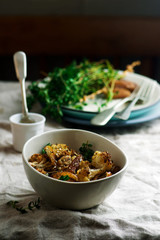 zaatar roasted cauliflower