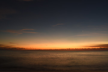 almost sunrise in Florida beach