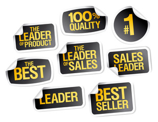 Fototapeta premium Best seller stickers set