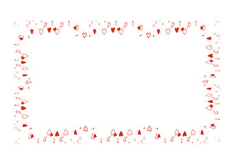 cornice, cuori, biglietto, letterina © xyz+