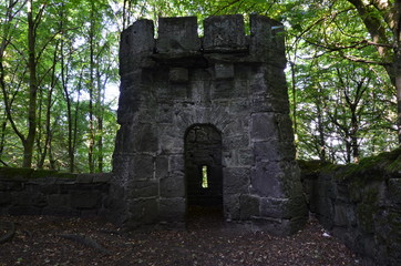Wilhelmshoehe Castle Park in Kassel, Germany