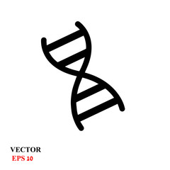 DNA icon. One of set web icons