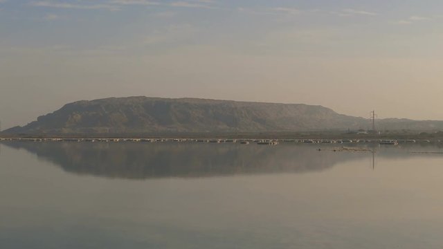 Mountain on the far end of the Dead Sea