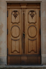 Ancient door way in a cathedral